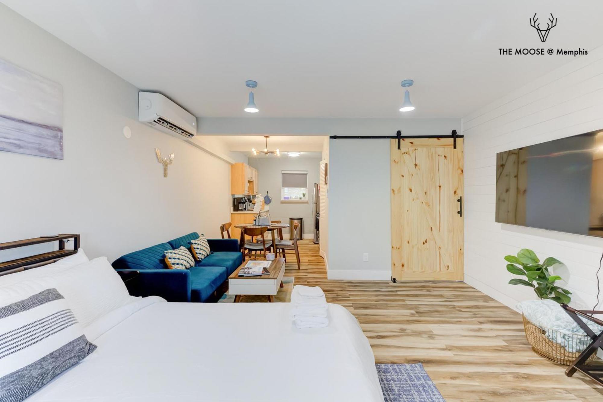 The Moose #11 - Luxe Modern Loft With King Bed, Free Parking & Wi-Fi Apartman MemphisMemphis  Kültér fotó