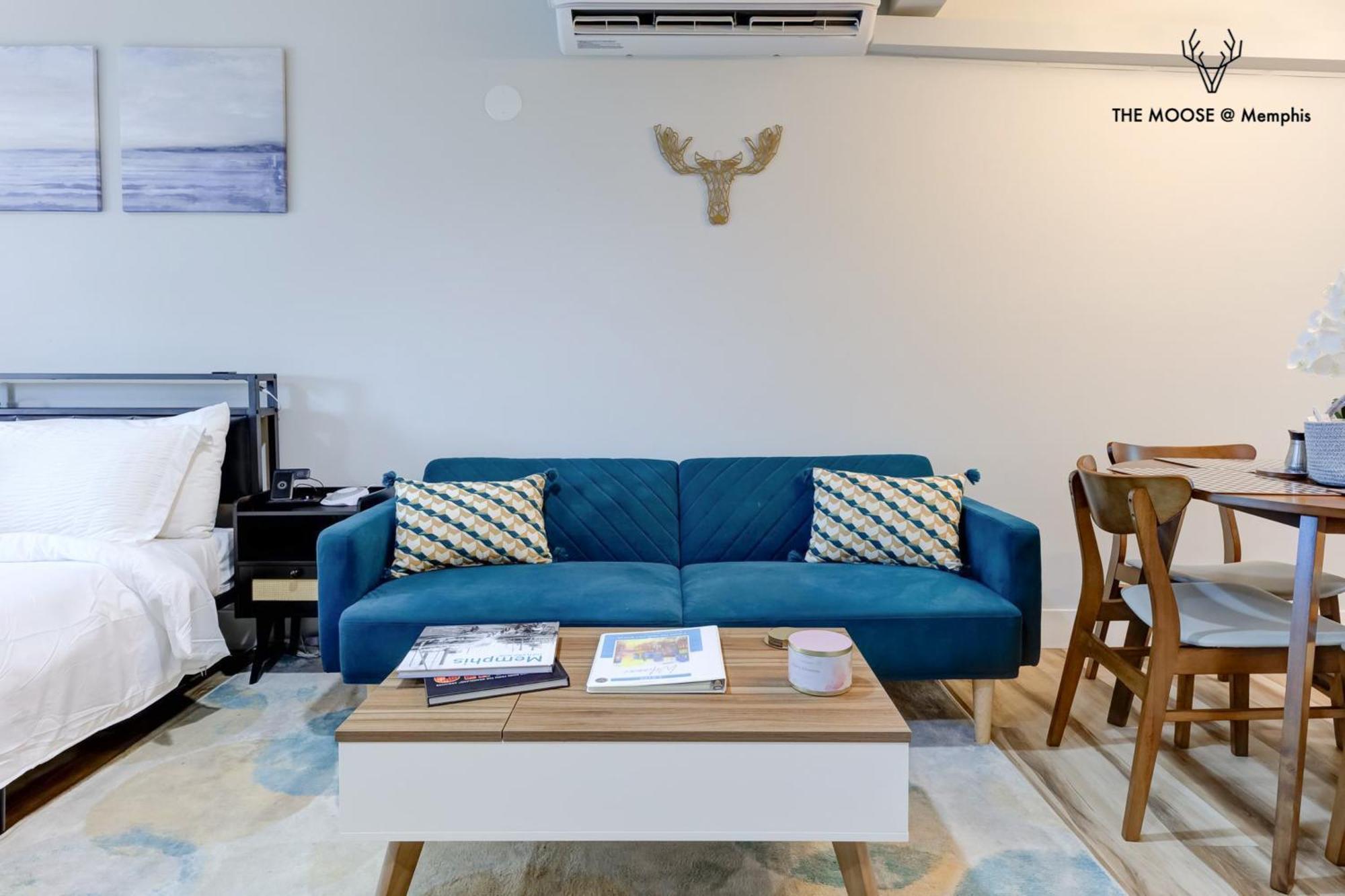 The Moose #11 - Luxe Modern Loft With King Bed, Free Parking & Wi-Fi Apartman MemphisMemphis  Kültér fotó