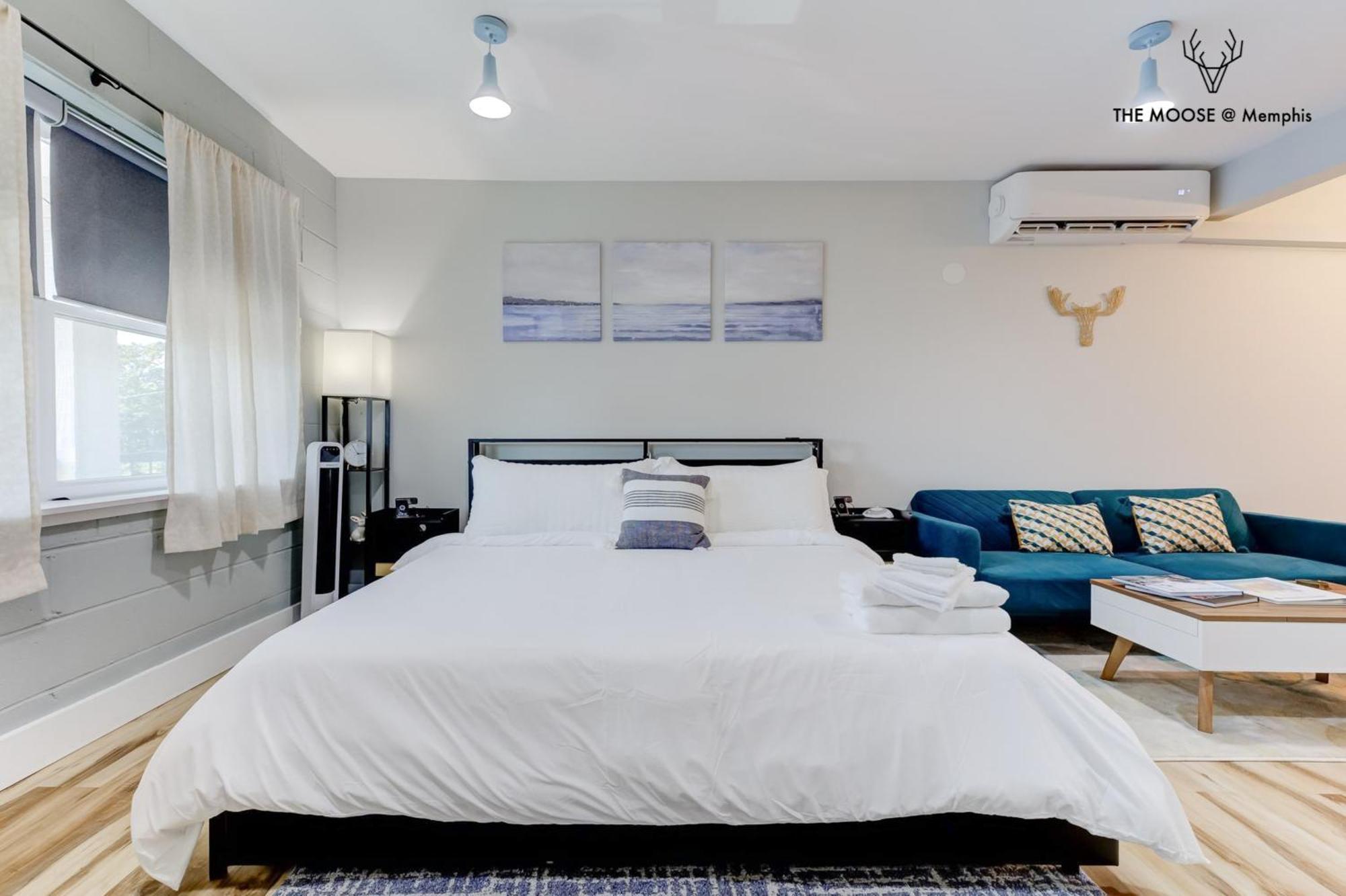 The Moose #11 - Luxe Modern Loft With King Bed, Free Parking & Wi-Fi Apartman MemphisMemphis  Kültér fotó